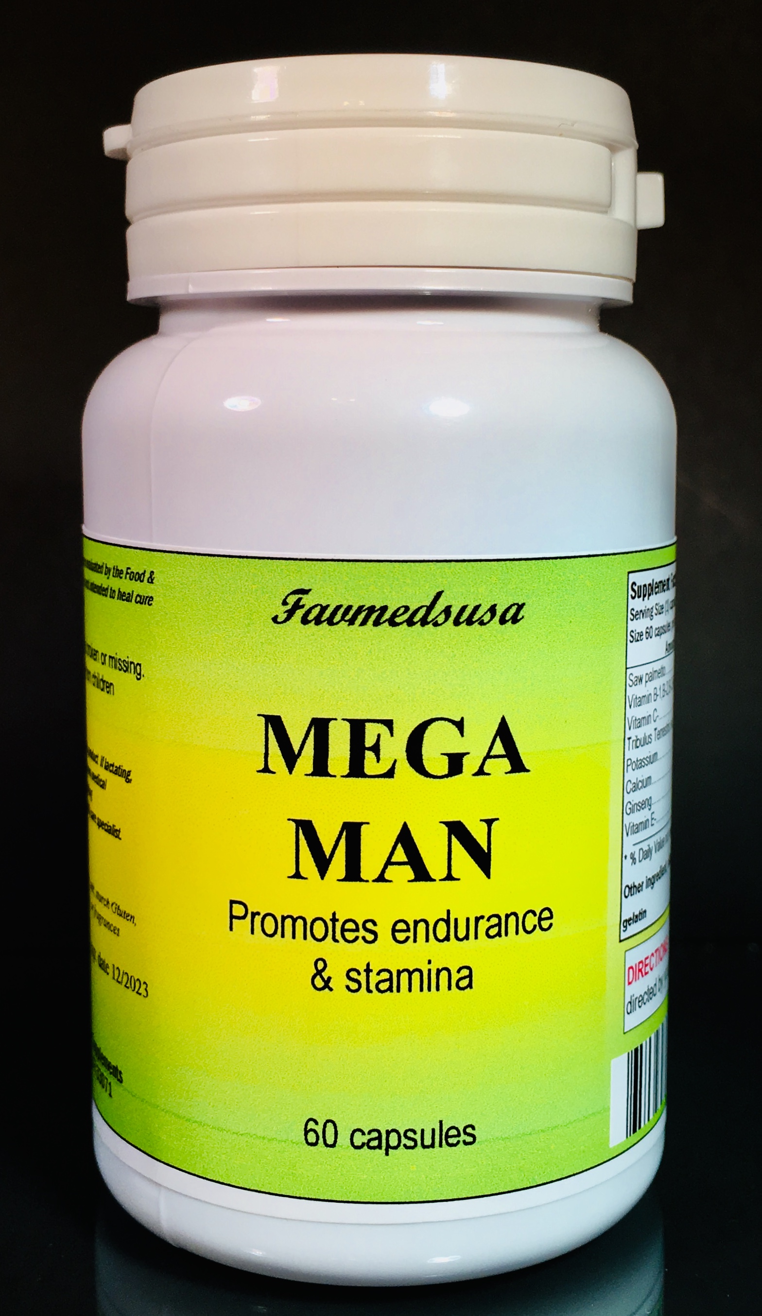 Mega Man multi-vitamins - 60 capsules
